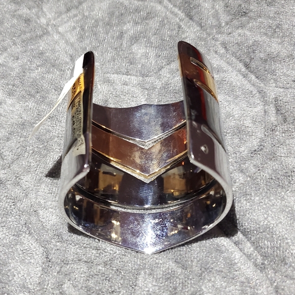 NWT - Avant-garde Jewelry - Rare Geometric Cuff Bangle - Statement Piece - Boho - Picture 4 of 7